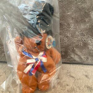 Planet Plush by Sally Winey 'ABE' The Presidential Bear in Original Sealed Bag